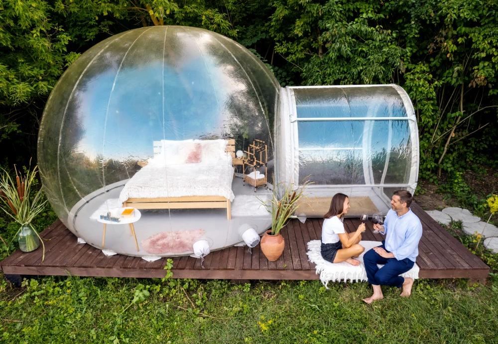 can you live in a bubble tent